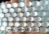 CSE656 15 inches 10*14mm rice selenite beads wholesale