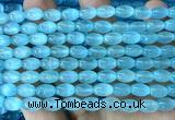CSE664 15 inches 6*9mm rice selenite beads wholesale