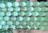 CSE676 15 inches 10*14mm rice selenite beads wholesale