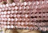 CSE710 15 inches 6mm round selenite beads wholesale