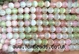 CSE760 15 inches 6mm round colorful selenite beads wholesale