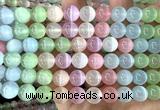 CSE762 15 inches 10mm round colorful selenite beads wholesale