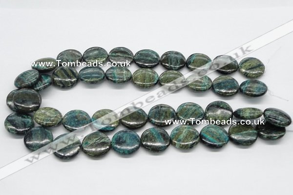 CSG18 15.5 inches 10mm flat round long spar gemstone beads wholesale