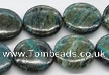 CSG19 15.5 inches 12mm flat round long spar gemstone beads wholesale