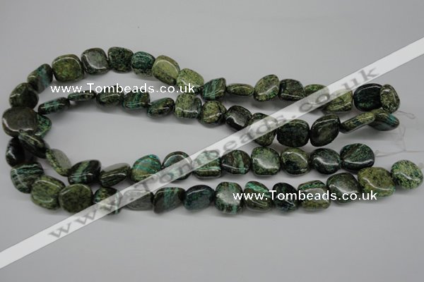 CSG34 15.5 inches 14*14mm freeform long spar gemstone beads