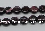 CSG63 15.5 inches 8mm flat round long spar gemstone beads wholesale