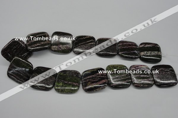 CSG80 15.5 inches 30*30mm square long spar gemstone beads wholesale