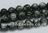 CSH02 15.5 inches 8mm round natural seraphinite gemstone beads