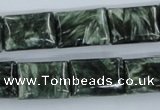 CSH12 15.5 inches 13*18mm rectangle natural seraphinite beads