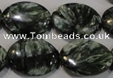 CSH135 15.5 inches 18*25mm oval natural seraphinite gemstone beads