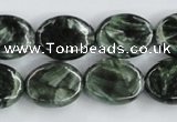 CSH14 15.5 inches 13*18mm oval natural seraphinite beads wholesale