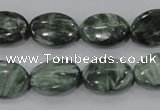 CSH55 15.5 inches 12*16mm oval natural seraphinite gemstone beads