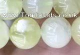 CSJ313 15.5 inches 8mm round serpentine new jade beads