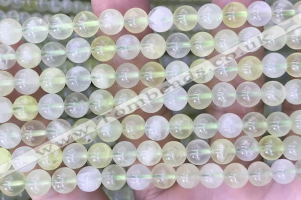 CSJ320 15.5 inches 8mm round serpentine new jade beads