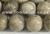 CSL153 15.5 inches 10mm round 

sliver leaf jasper beads wholesale