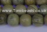 CSL204 15.5 inches 12mm round silver leaf jasper beads wholesale