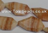 CSL85 15.5 inches 17*32mm freefrom silver leaf jasper beads wholesale