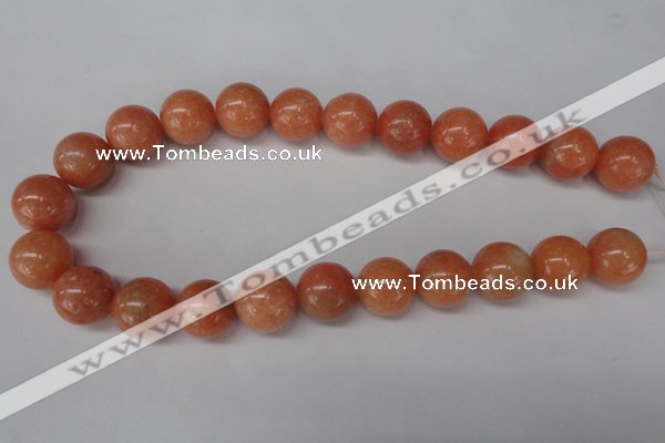 CSM08 15.5 inches 18mm round salmon stone beads wholesale