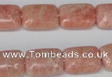 CSM21 15.5 inches 13*18mm rectangle salmon stone beads wholesale