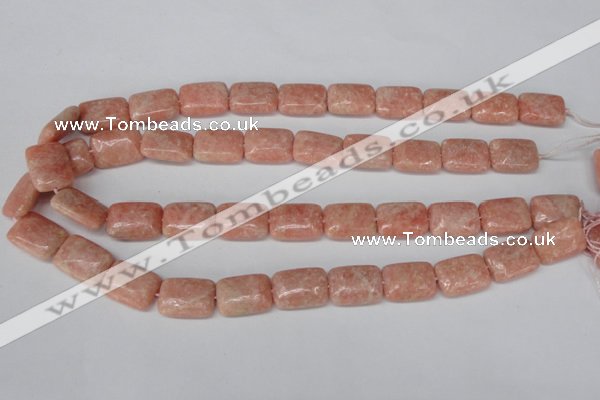 CSM21 15.5 inches 13*18mm rectangle salmon stone beads wholesale