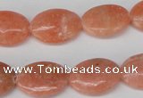 CSM35 15.5 inches 13*18mm oval salmon stone beads wholesale