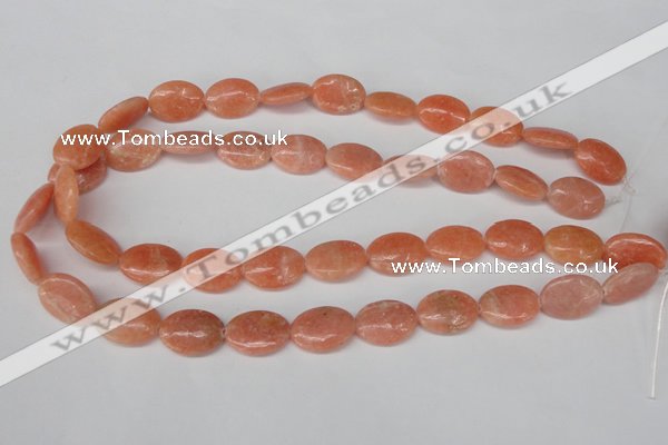 CSM35 15.5 inches 13*18mm oval salmon stone beads wholesale