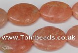 CSM37 15.5 inches 18*24mm oval salmon stone beads wholesale