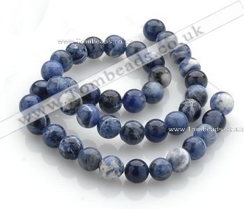 CSO02 15 inches 10mm round sodalite gemstone beads wholesale