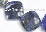 CSO04 15.5 inches 10mm rhombus A grade sodalite beads wholesale