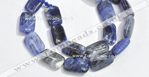 CSO07 A grade 15.5 inches 8*12mm rectangle sodalite beads