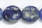 CSO09 15.5 inches A grade 8mm coin sodalite beads wholesale