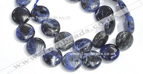 CSO10 15.5 inches A grade 10mm coin sodalite beads wholesale