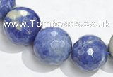 CSO18 8mm faceted round AB grade sodalite beads wholesale