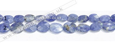 CSO24 6*8mm & 8*10mm A grade faceted oval sodalite beads