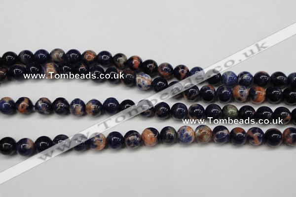 CSO262 15.5 inche 8mm round red sodalite gemstone beads wholesale