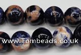 CSO264 15.5 inche 12mm round red sodalite gemstone beads wholesale