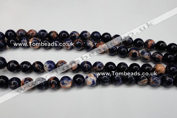 CSO264 15.5 inche 12mm round red sodalite gemstone beads wholesale