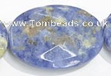 CSO29 15.5 inches faceted oval A grade 22*30mm sodalite beads