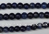 CSO400 15.5 inches 4mm round dyed sodalite gemstone beads