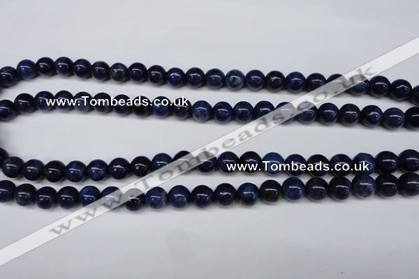 CSO402 15.5 inches 8mm round dyed sodalite gemstone beads