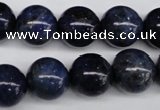 CSO405 15.5 inches 14mm round dyed sodalite gemstone beads