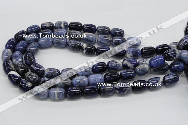 CSO42 15.5 inches 13*18mm egg-shaped sodalite gemstone beads wholesale