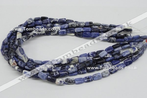 CSO45 15.5 inches 8*12mm rectangle sodalite gemstone beads wholesale