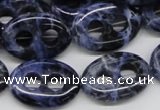 CSO49 15.5 inches 18*25mm oval sodalite gemstone beads wholesale