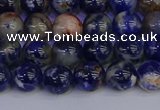 CSO512 15.5 inches 8mm round orange sodalite beads wholesale