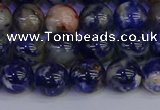 CSO513 15.5 inches 10mm round orange sodalite beads wholesale