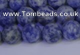 CSO533 15.5 inches 10mm round matte African sodalite beads wholesale