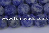 CSO534 15.5 inches 12mm round matte African sodalite beads wholesale