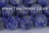 CSO535 15.5 inches 14mm round matte African sodalite beads wholesale