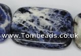 CSO58 15.5 inches 35*45mm rectangle sodalite gemstone beads